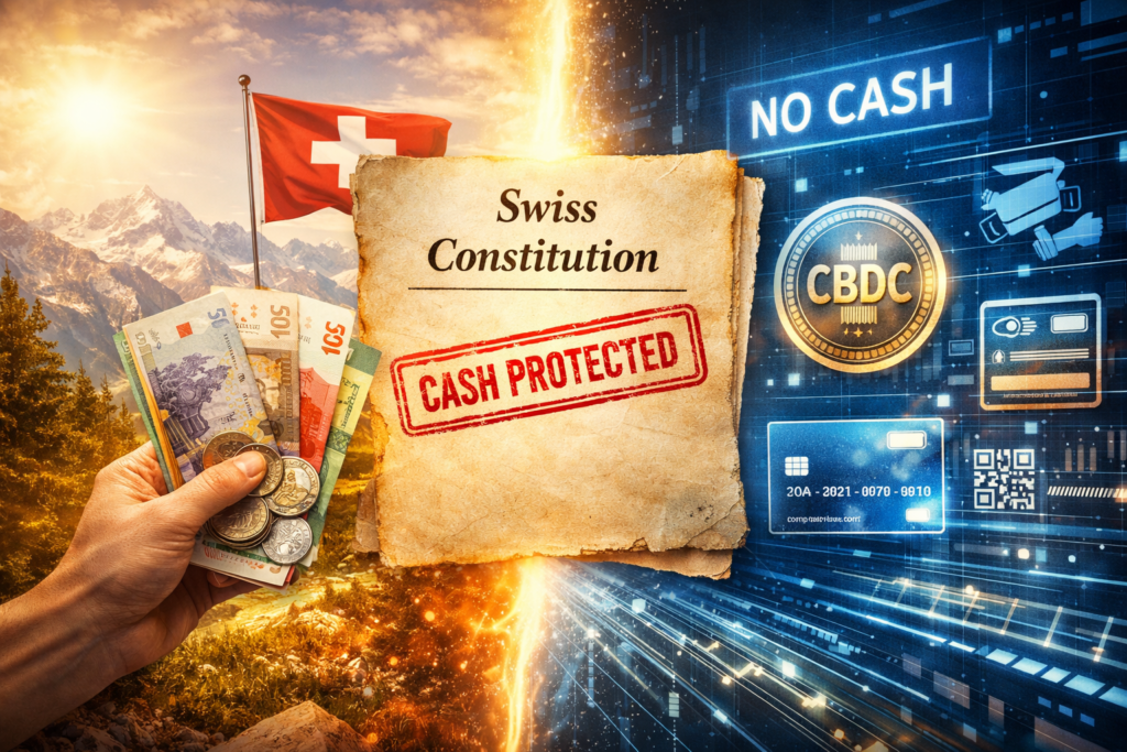 Cash Crypto and FreedomSwitzerland Just Protected Cash in Its Constitution — A Warning for the Cashless FutureCash Crypto and Freedom